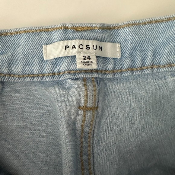 PacSun Womens Two-Tone '90s Boyfriend Carpenter Jeans Size 24 - Picture 7 of 9